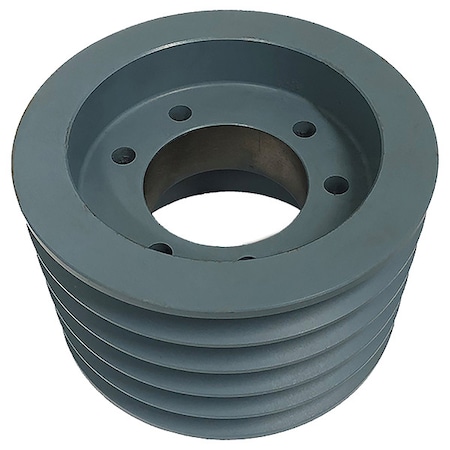 Zoro Select V-Belt Pulley, Cast Iron, 20.4 in OD 5C200F