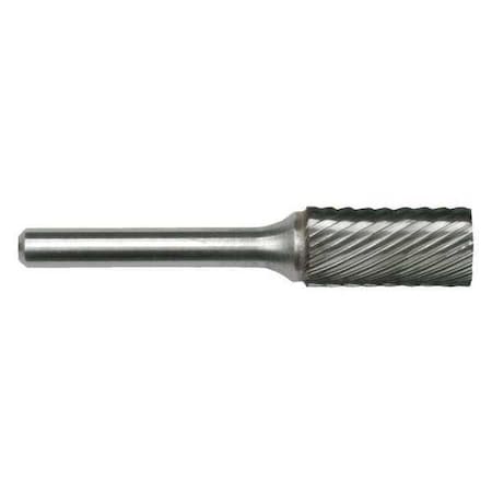 Cle-Line 3/8x1/4 Hardened Steel Shank Standard Cut Carbide SA-3L6 Cle-Line 1845 Cylindrical Bur w/o End Cut C17801