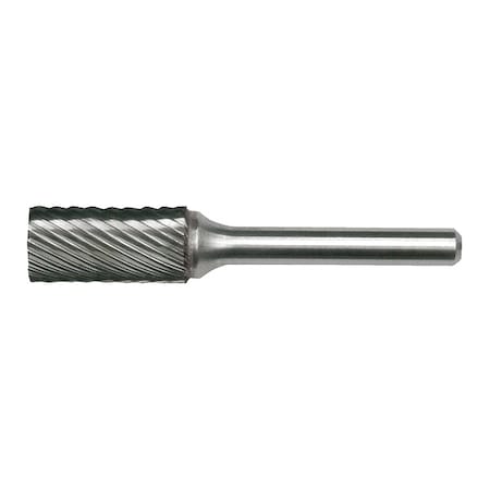 Cle-Line 7/16x1/4 Hardened Steel Shank Standard Cut Carbide SA-4 Cle-Line 1845 Cylindrical Bur w/o End Cut C17612
