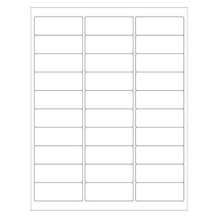 Tape Logic Tape Logic Laser Labels, Rectangle, 2 5/8" x 1", White, PK3000 LL113