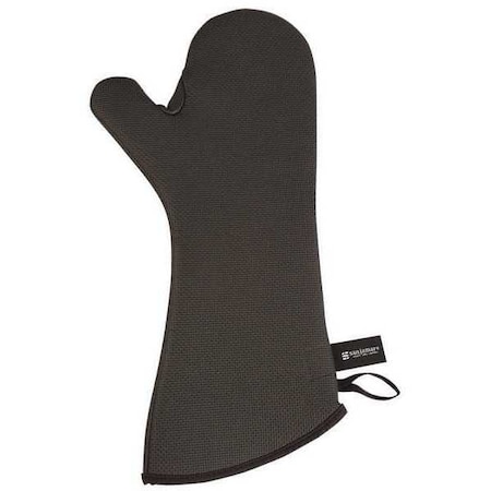 Ultigrips Conventional Oven Mitt, Black, 17" UCMX17BK