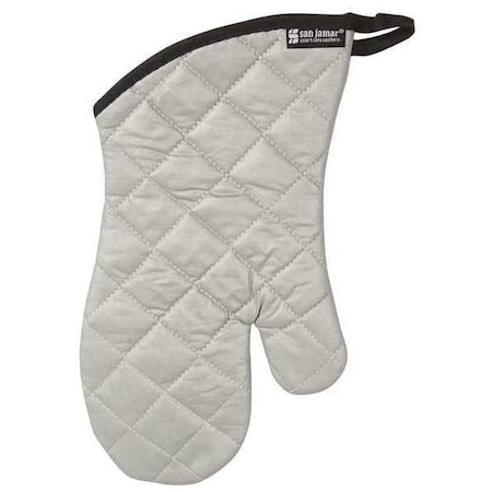 San Jamar Oven Mitts, Silicone, 400F Cap, 13", PR 801SG13