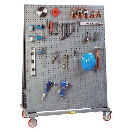 Little Giant Mobile Pegboard A-Frame, Double, 24x48x60" AFPB2S2448-TL60