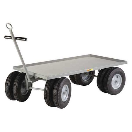 LITTLE GIANT Wagon Truck, 8-Wheeler, 3000 lb., 36 x 60" CD-3660-16P-CR