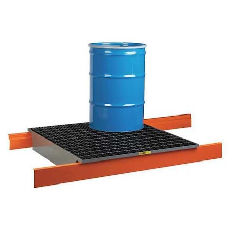 Little Giant Rack Decking, w/Spill Control Sump, 51x49" SS-RD-5149-42