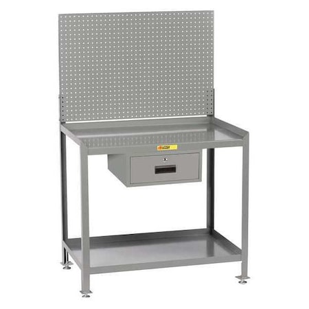 Workstation 1 Drawer Pegboard 24 X 48
