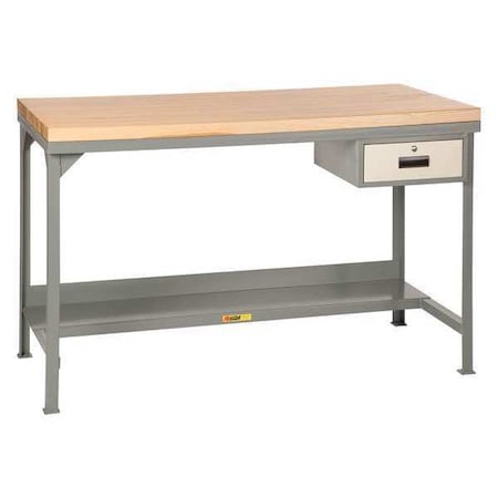 Little Giant Workbench, Butcher Block Top, 36x72x36" WSJ2-3672-36-DR