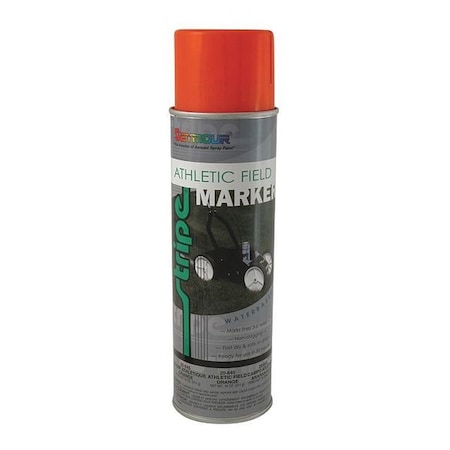 Seymour Of Sycamore Athletic Field Marking Paint, 17 oz., Fluorescent Orange, Water -Based 20-645