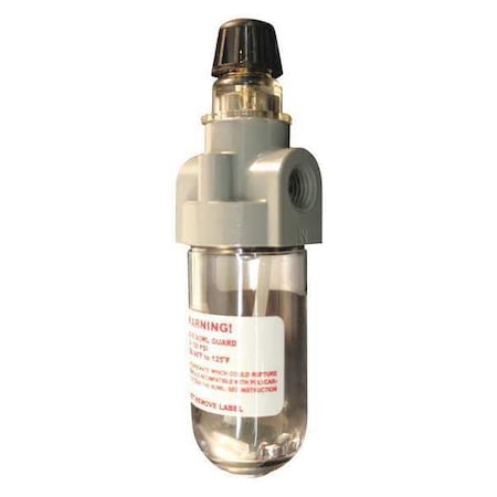 Milton Polycarbonate Mini Lubricator, 1/4" NPT S-1150