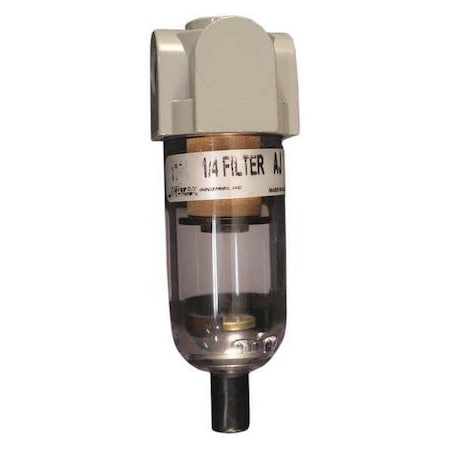 Milton Polycarbonate Mini Filter, 1/4" NPT S-1144