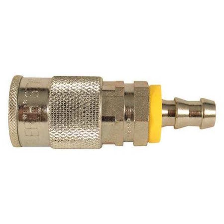 Milton H Push-Lock Coupler, 3/8"HoseBarb, PK5 1796-6