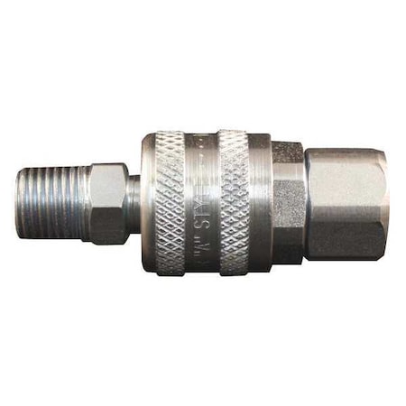 Milton A Style Coupler and Plug, 1/4" NPT S-772