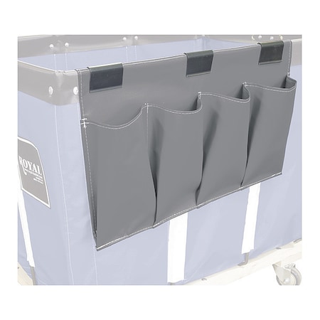 Royal Basket Trucks Janitorial Organizer, Gray R00-GGX-JSN