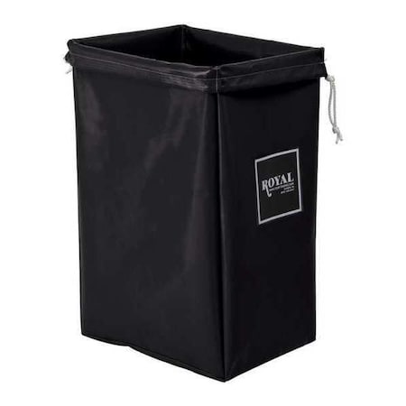 Royal Basket Trucks Hamper Bag, Black Vinyl R00-KKX-HBN