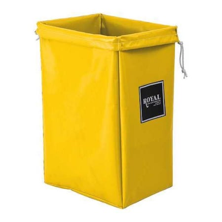 Royal Basket Trucks Hamper Bag, Yellow Vinyl R00-YYX-HBN