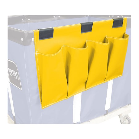 Royal Basket Trucks Janitorial Organizer, Yellow R00-YYX-JSN