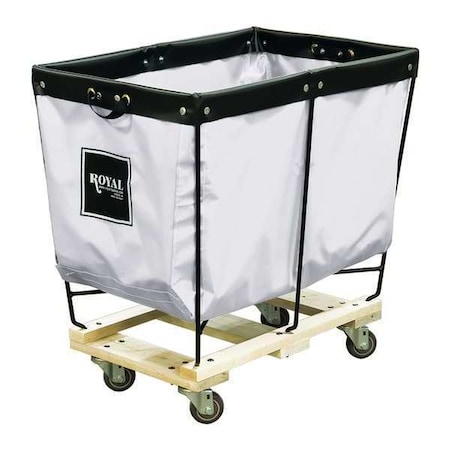 Royal Basket Trucks Elevated Truck, 4 Bu, White Vinyl R04-WWX-ELA-3UNN