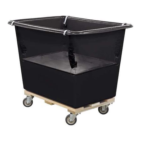 Royal Basket Trucks Poly Spring Lift, 10 Bu, Black R10-KKX-PSN