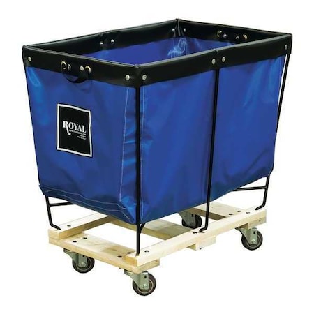 Royal Basket Trucks Elevated Truck, 6 Bu, Blue Vinyl R06-BBX-ELA-3UNN