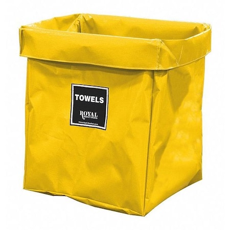 Royal Basket Trucks X-Frame Bag, 8 Bu, YL Vinyl, Towels R08-YYX-XTN