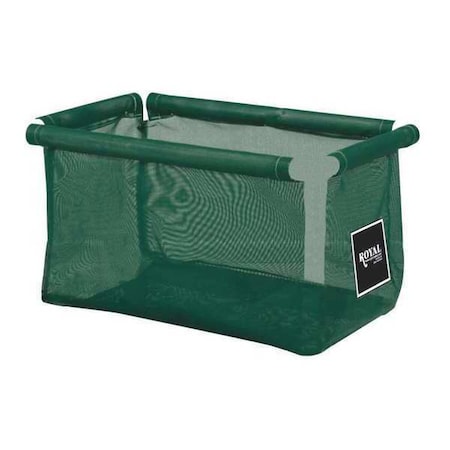 Royal Basket Trucks Repl Bag, 50 gal., Green Mesh R50-EEX-LMN