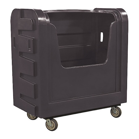 Royal Basket Trucks Bulk Poly, 36 Cu ft., Black, A R36-BKX-BFA-6UNN