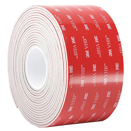3M 3M 5962 VHB Tape 4" x 5yd, Black, 62 mil 5962