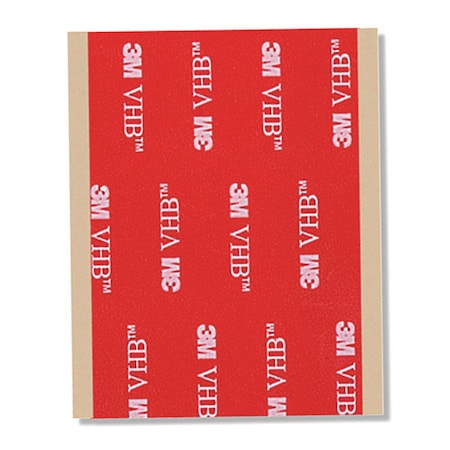 3M 3M 5962 VHB Tape 4" x 4", Black, 62 mil, 12PK 5962