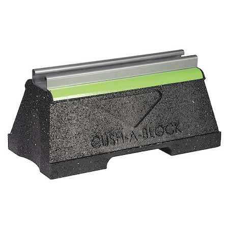 Zsi Cush-A-Block With Channel, 10-7/8 in x  1-5/8  in CBN1D-HG