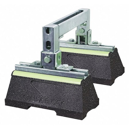 Zsi Cush-A-Block, Support, Raised Bridge, 12"W CBN1RB-PG