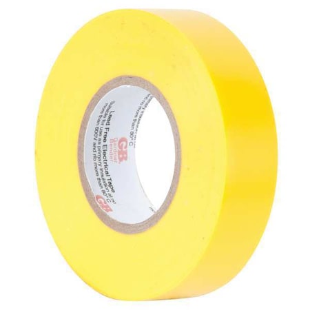 Gardner Bender Electrical Tape, Yellow GTY-667P