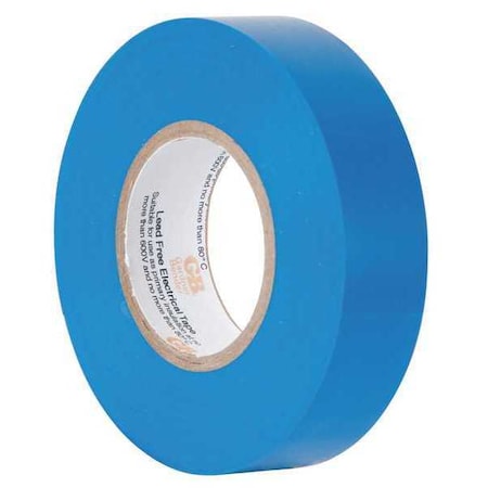 Gardner Bender Electrical Tape, Roll, Blue, 66 ft. GTB-667P