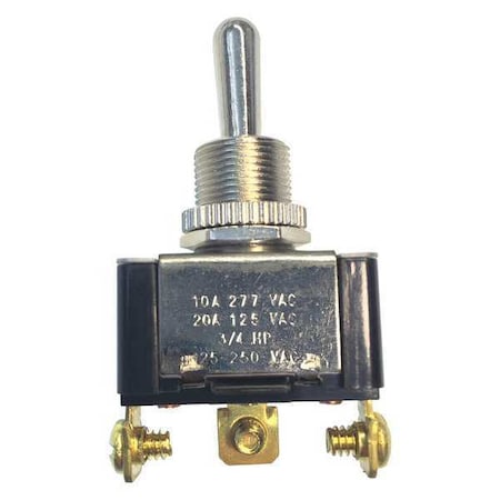 Gardner Bender Toggle Switch, SPDT, 20A, 125VAC, On/Off/On GSW-117