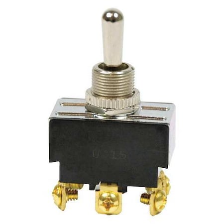 Gardner Bender Toggle Switch, DPDT, Momentary On/Off/Momentary On, 1-1/2 hp at 125 to 250V AC GSW-123