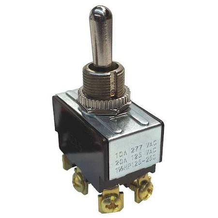 Gardner Bender Toggle Switch, DPDT, On/Off/On, 1-1/2 hp at 125 to 250V AC GSW-16