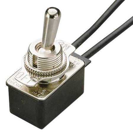 Gardner Bender Toggle Switch, SPST, On/Off, 1/3 hp at 125V AC, 10A at 125V AC GSW-18