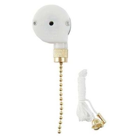 Gardner Bender Pull Switch, 3-Speed, SPTT, 6A, 125VAC GSW-34