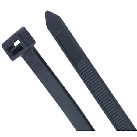 Gardner Bender Cable Tie, 24 in L, 7 in Max Bundle Dia., Black, Nylon 6/6, 175 lb Strength, 50 PK 46-424UVB