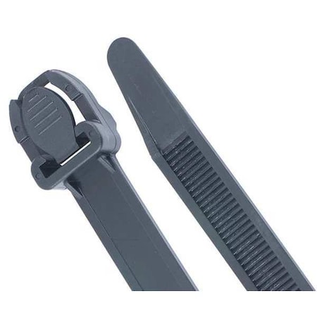 Gardner Bender Cable Tie, 28 in L, Black, Plastic, 175 lb Strength, 3 PK 47-127UVB
