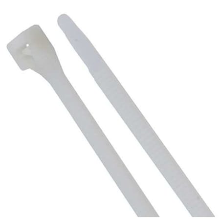 Gardner Bender Cable Tie, 15 in L, 4 in Max Bundle Dia., Natural, Nylon 6/6, 175 lb Strength, 50 PK 46-415