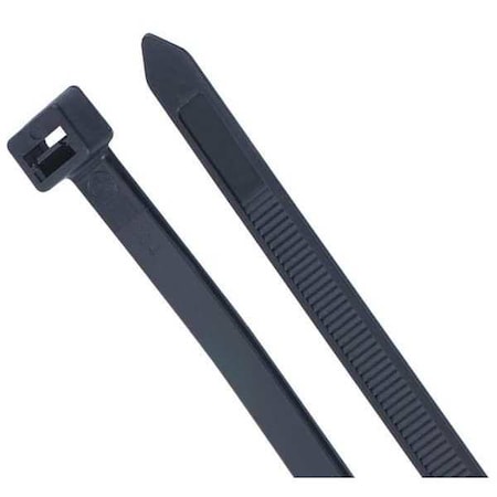 Gardner Bender Cable Tie, 48 in L, 14.30 in Max Bundle Dia., Black, Nylon 6/6, 175 lb Strength, 10 PK 45-548UVB