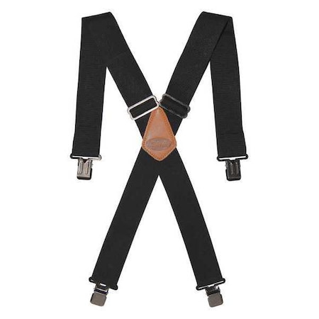 Bucket Boss Tool Suspenders, Black Suspenders, 2", Web Straps, Black 61120
