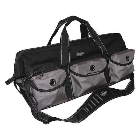 Bucket Boss Tool Bag, Black, Polyester, 29 Pockets 65024