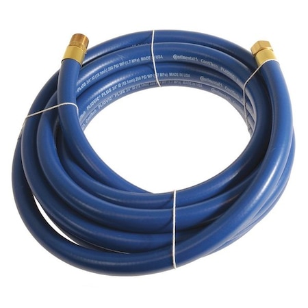 Continental 3/4" x 20 ft PVC Coupled Multipurpose Air Hose 250 psi BL PLB07525-20-31