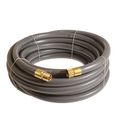 CONTINENTAL CONTITECH 3/4" x 20 ft PVC Coupled Multipurpose Air Hose 250 psi GY PLG07525-20-31