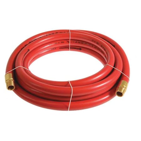 Continental 1" x 100 ft PVC Coupled Multipurpose Air Hose 250 psi RD PLR10025-100-11