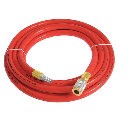 CONTINENTAL CONTITECH 3/4" x 75 ft PVC Coupled Multipurpose Air Hose 250 psi RD PLR07525-75-51