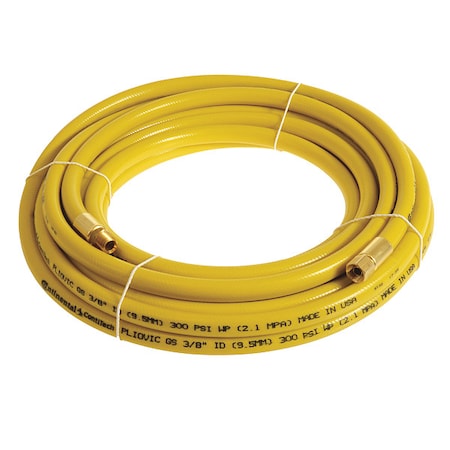 Continental 3/8" x 50 ft PVC Coupled Multipurpose Air Hose 300 psi YL PLY03830-50-33