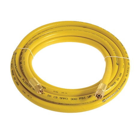 Continental 3/8" x 15 ft PVC Coupled Multipurpose Air Hose 300 psi YL PLY03830-15-43