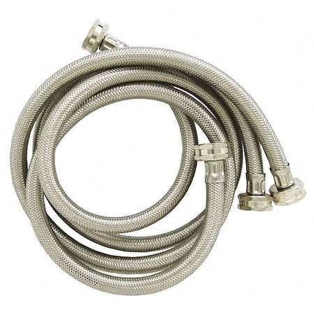 Ez-Flo Eastman Hose, 4 ft., Stainless Steel, PK2 48370